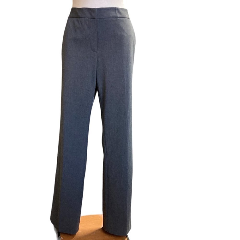 Halogen‎ Taylor Fit Trouser Dress Pants Sz 14 Gray 147E